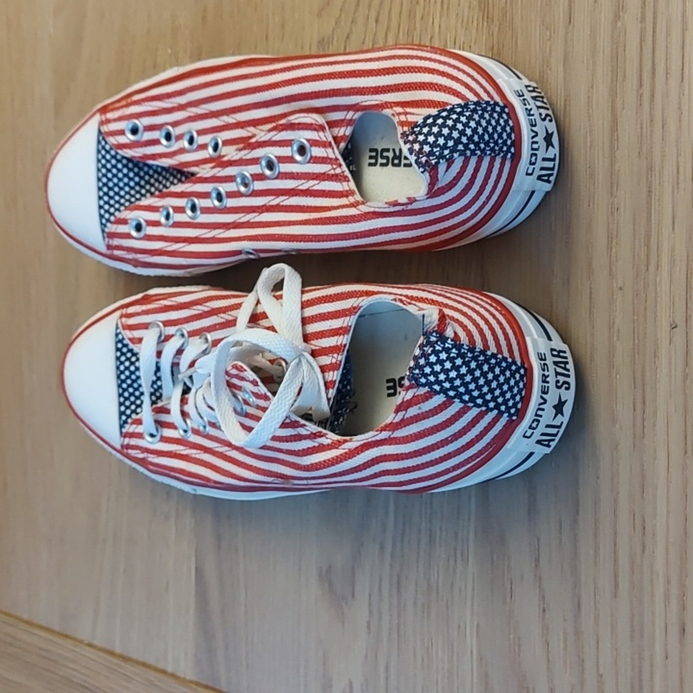 Converse Chuck Taylor All-Star "American Flag" Stars & Stripes Size 11 - Picture 7 of 16